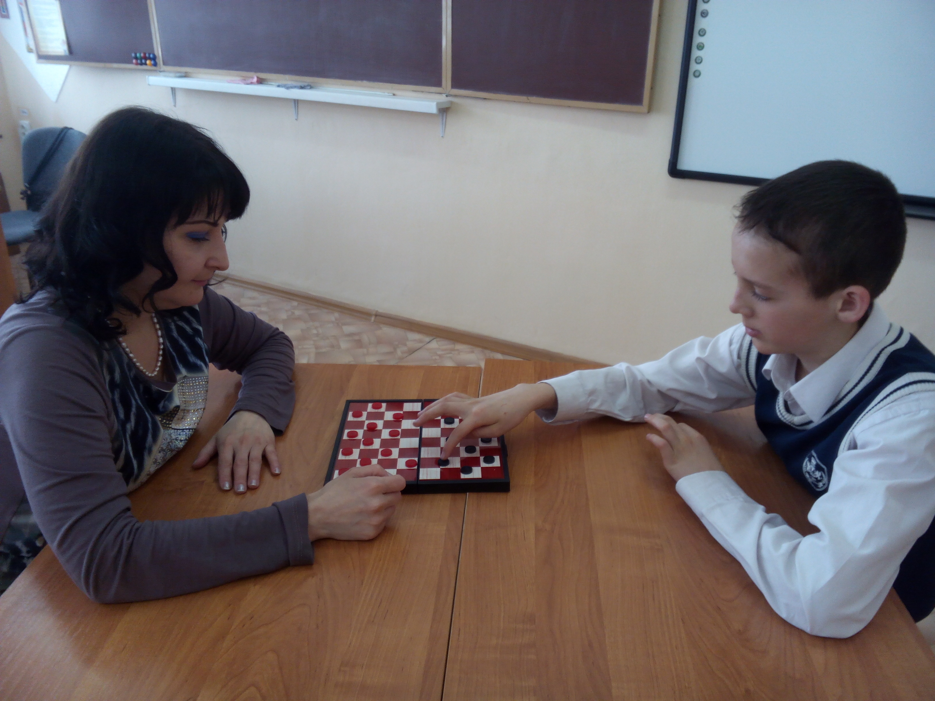 шашечный тур с учителем